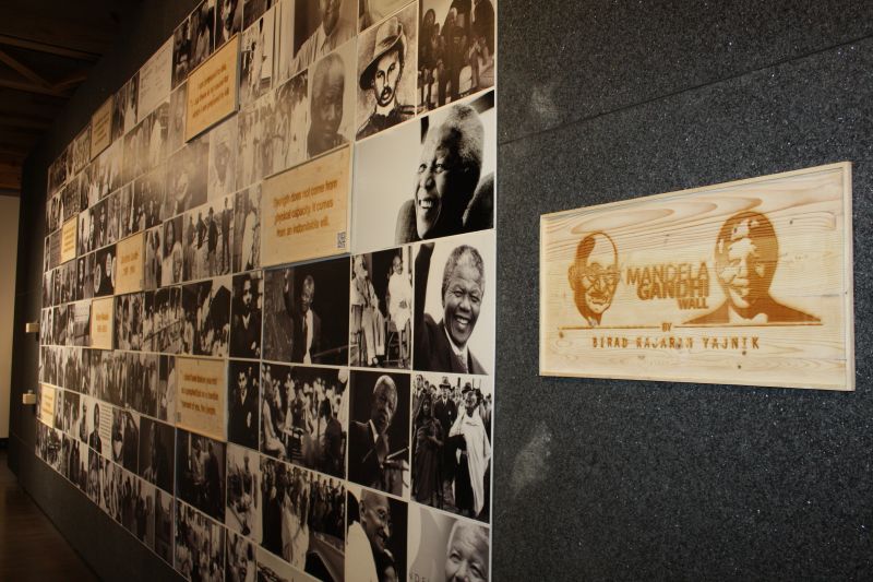 Mandela-Gandhi-wall-exhibition