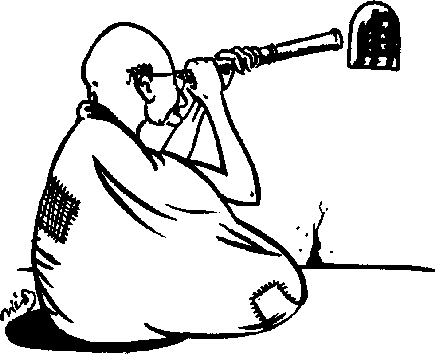 Gandhi as Jail-bird