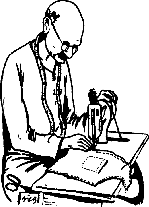 Gandhi as Tailor