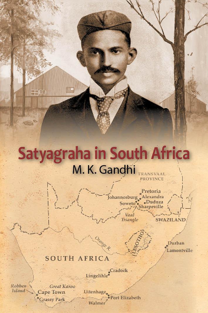 Satyagraha in South Africa book cover