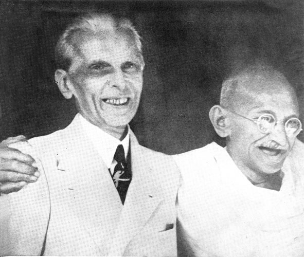 Gandhi with Jinnah, 1944