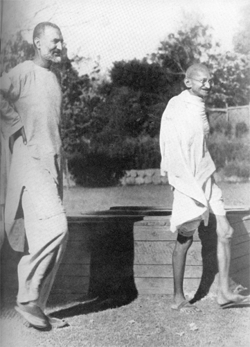 Gandhi and Khan Abdul Gaffar Khan