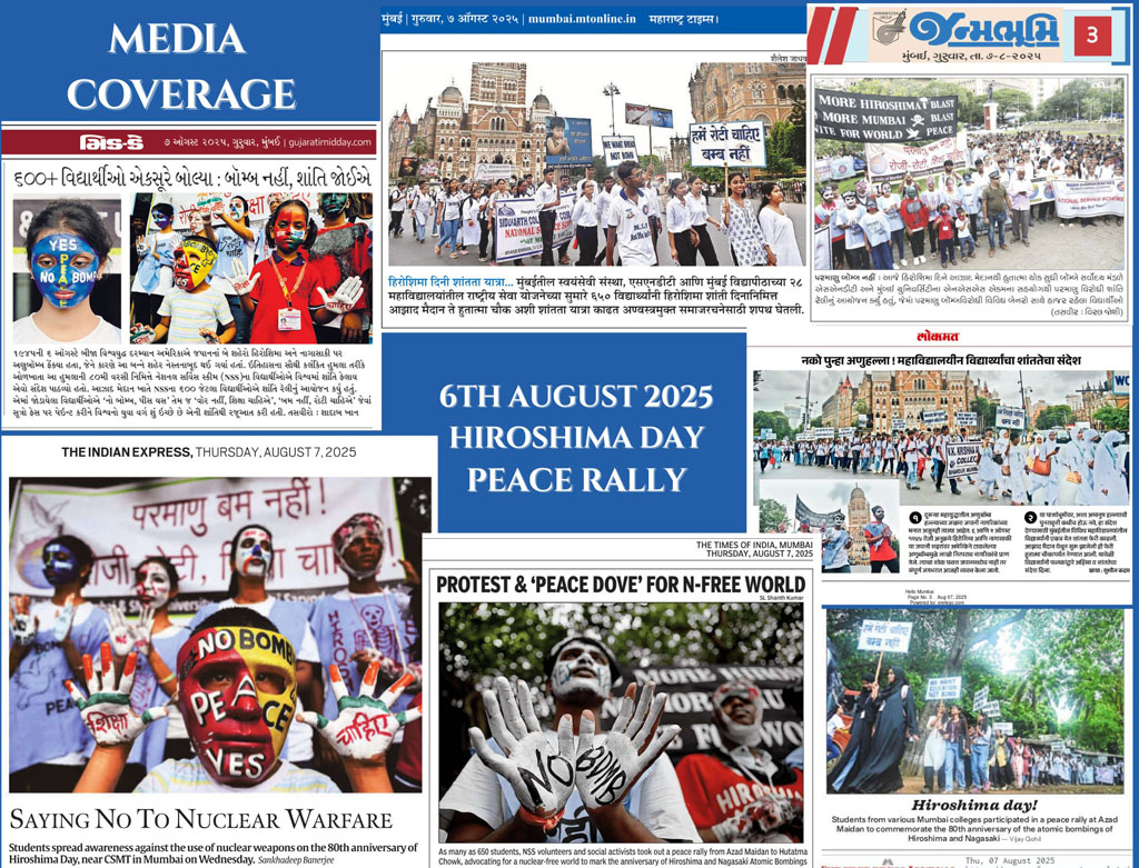 Media coverage of the peace rally