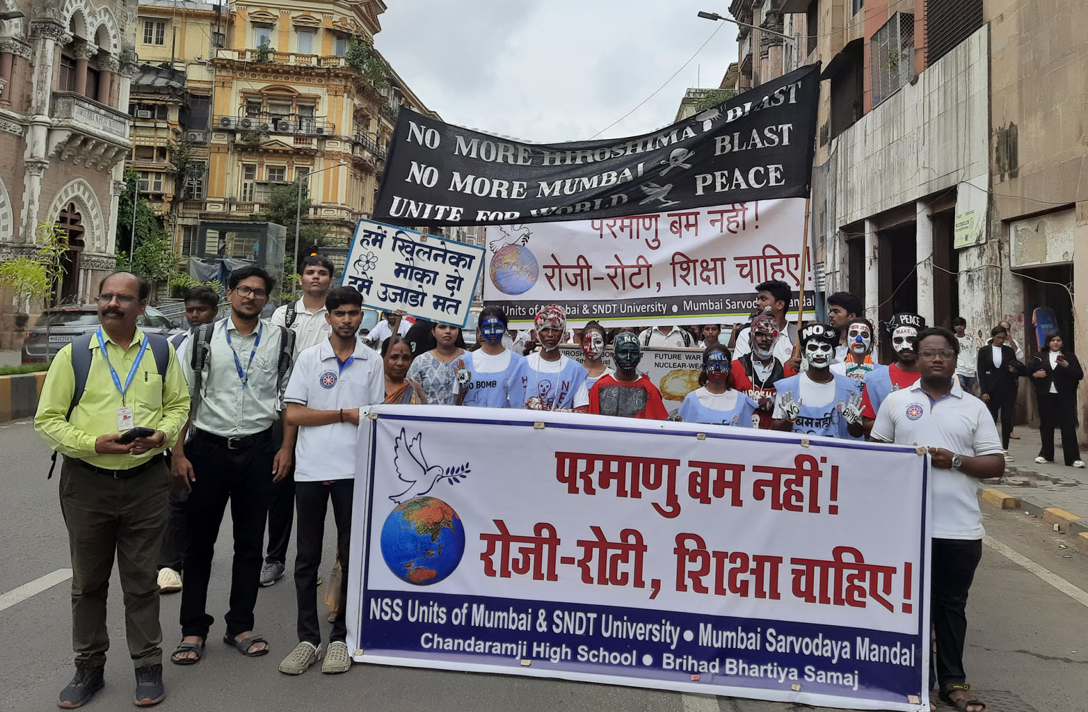 80th Hiroshima Day Peace Rally in Mumbai