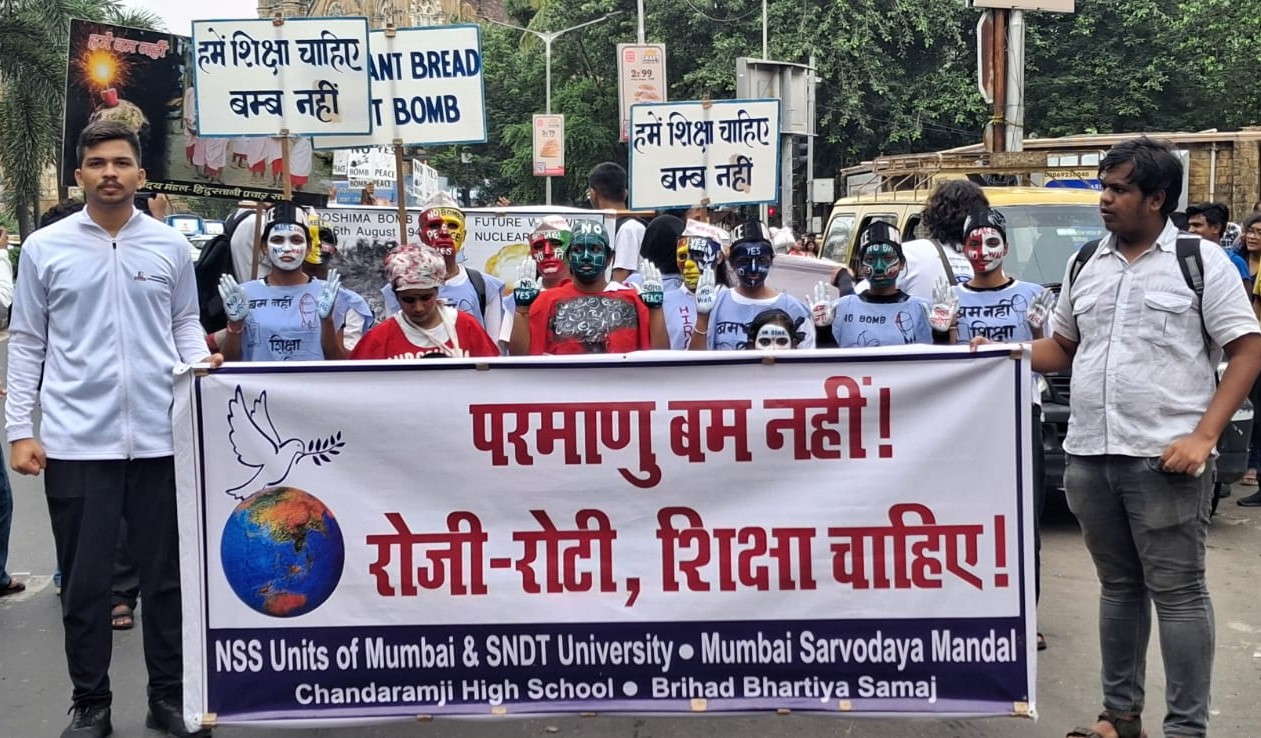 81st Hiroshima Day Peace Rally in Mumbai