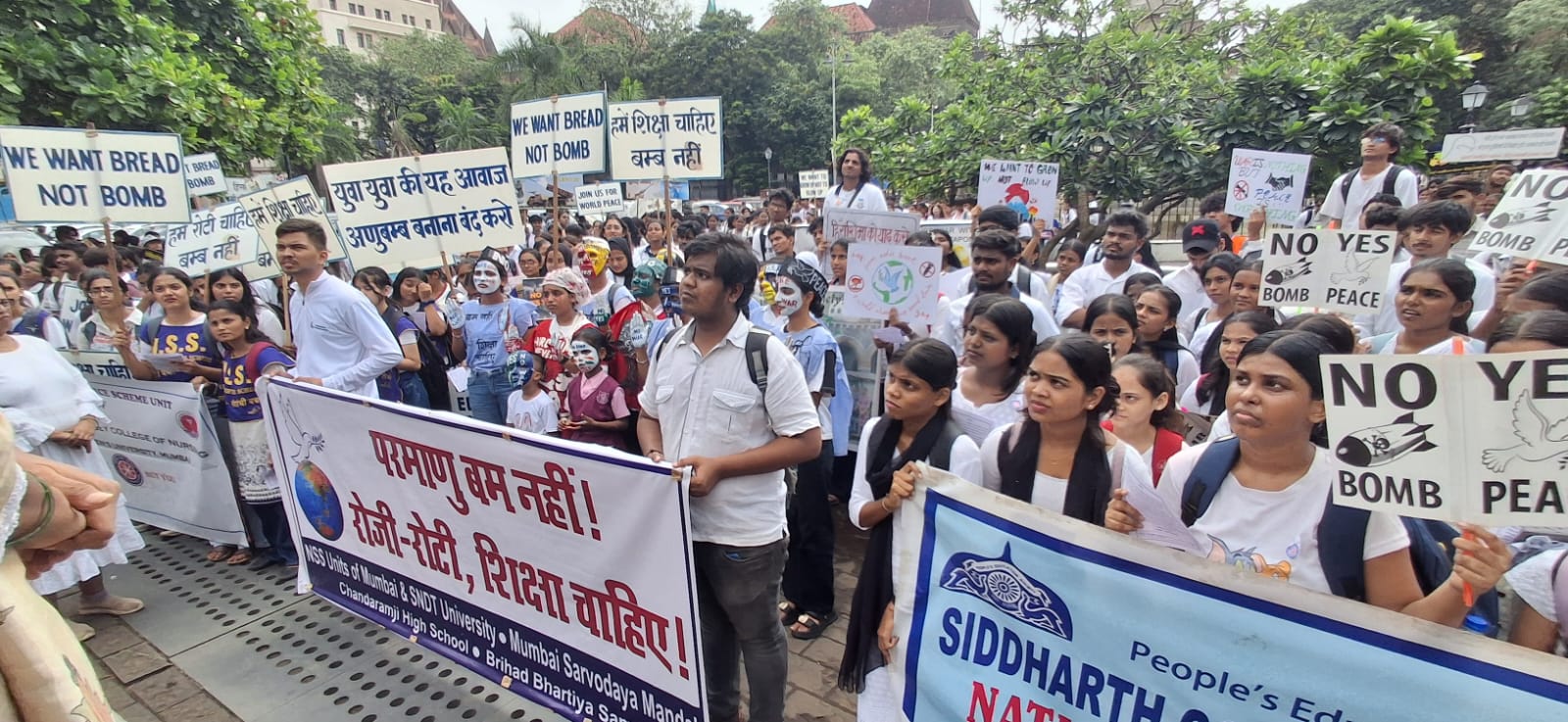 81st Hiroshima Day Peace Rally in Mumbai