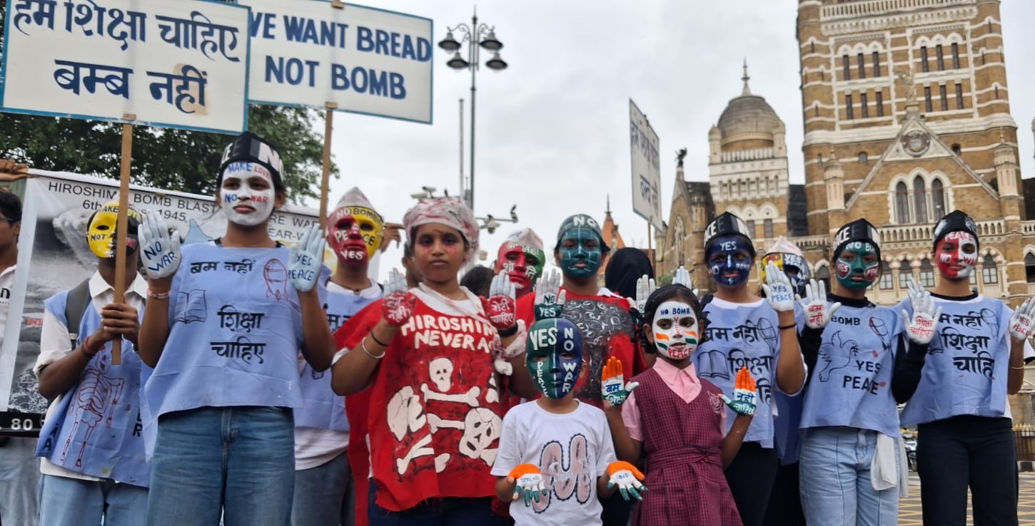 81st Hiroshima Day Peace Rally in Mumbai
