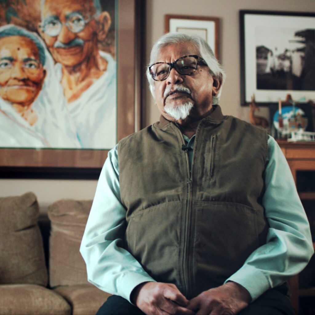 Arun Manilal Gandhi, grandson of Mahatma Gandhi