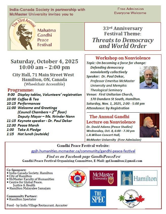 Gandhi Peace Festival 2023