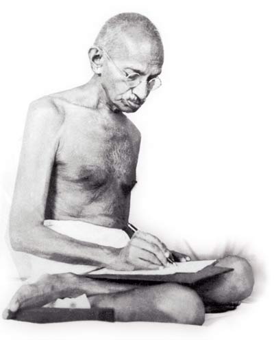 M K Gandhi as Author