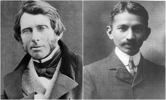 John Ruskin and Mahatma Gandhi