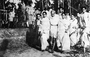 Gandhi in Noakhali