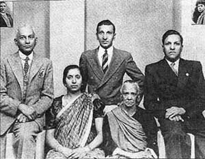 Veeramma with her daughter and sons