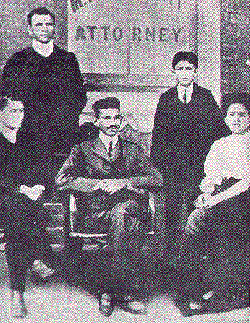 M. K Gandhi, Attorney, with his colleagues, at Johannesburg