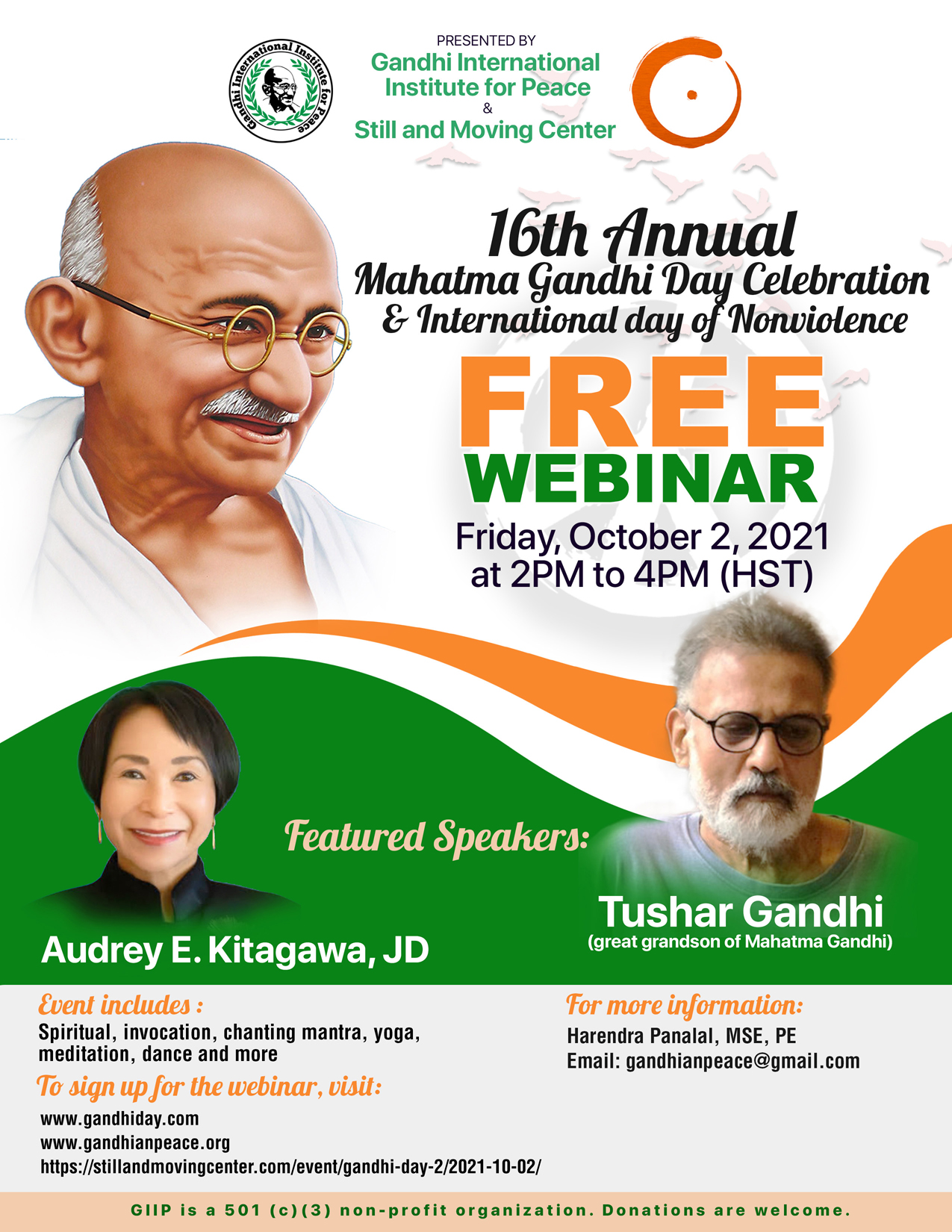 Mahatma Gandhi Day Celebration 2021 by GIIP