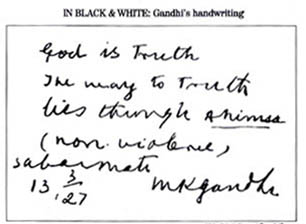 Gandhi's writings
