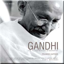 GANDHI - An Illustrated Biography book cover page