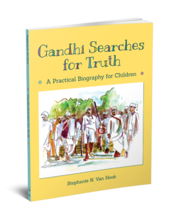 Gandhi Searches for Truth book cover page