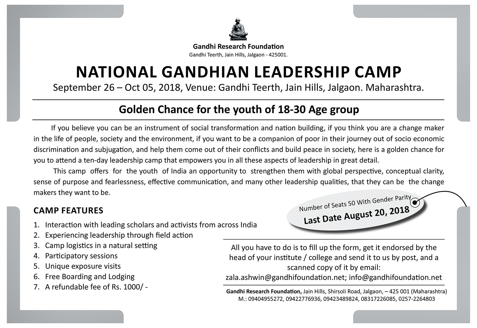 Research paper on gandhi