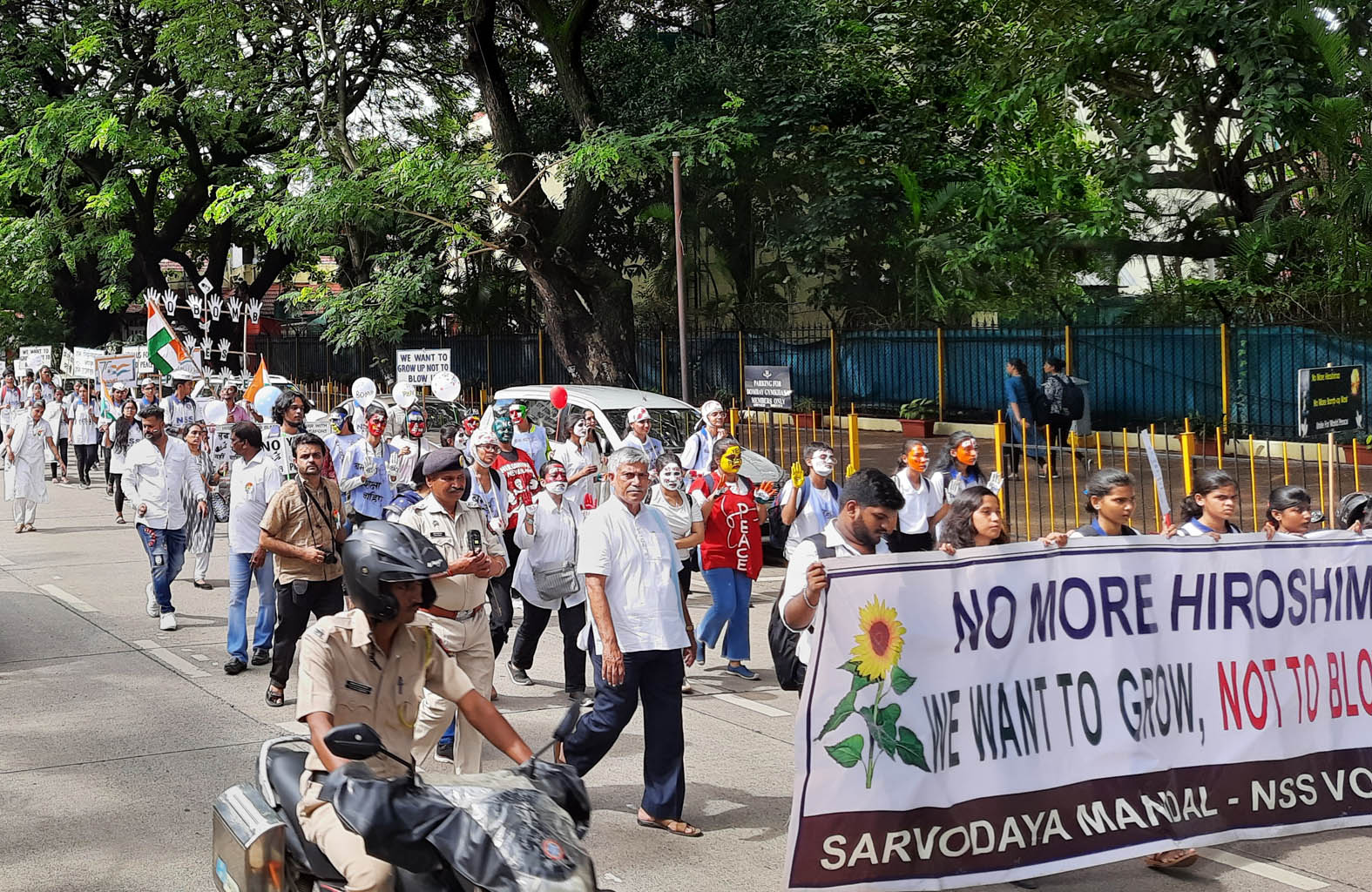 77th Hiroshima Day Peace Rally in Mumbai