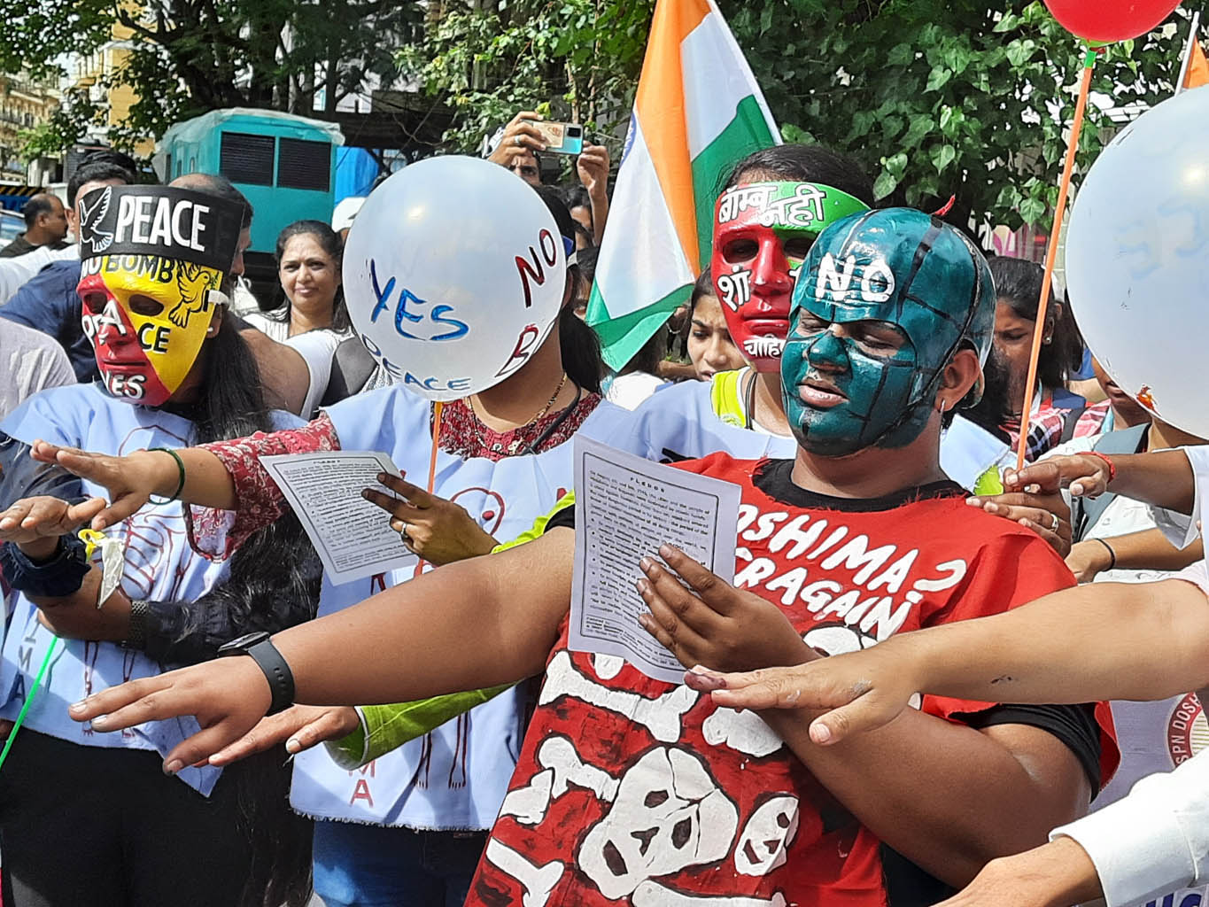 77th Hiroshima Day Peace Rally in Mumbai