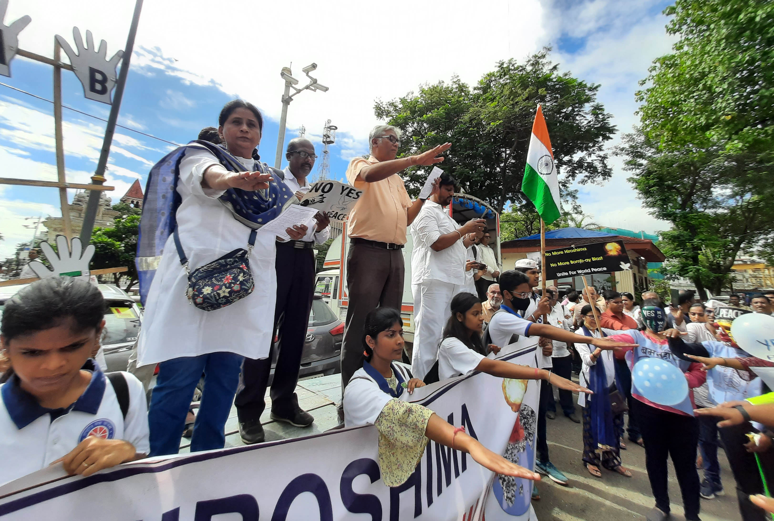 77th Hiroshima Day Peace Rally in Mumbai