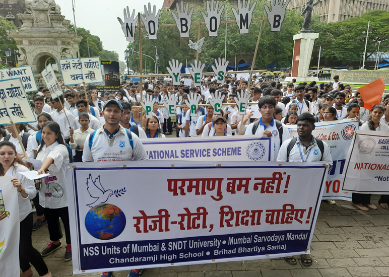 78th Hiroshima Day Peace Rally in Mumbai