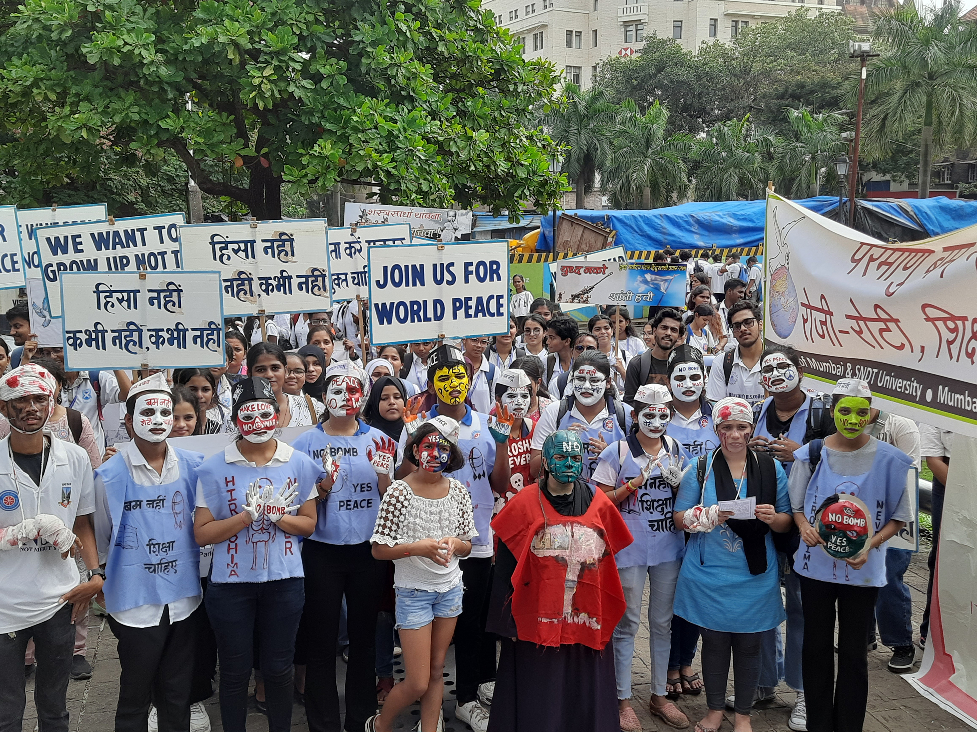 78th Hiroshima Day Peace Rally in Mumbai