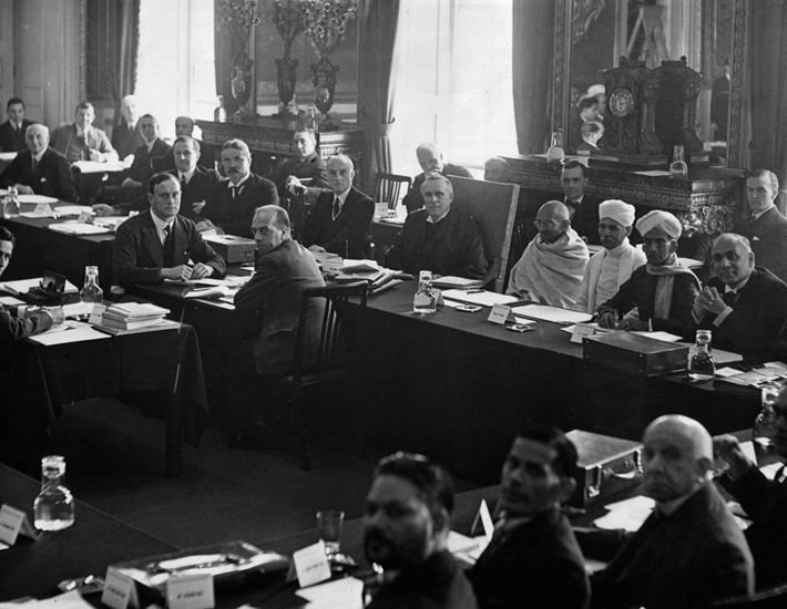 During the Second Round Table Conference in London, 1931