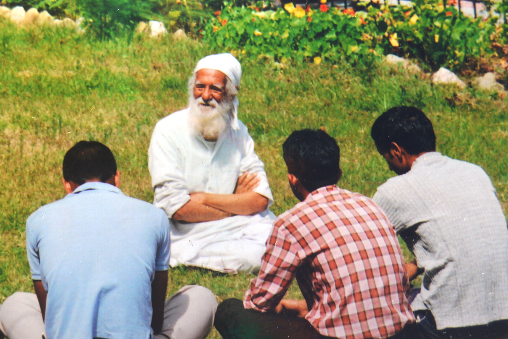 Sunderlal Bahuguna at New Tehri