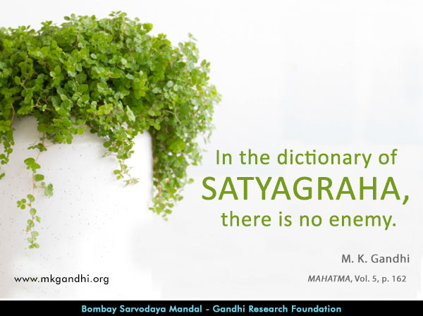 Mahatma Gandhi Forum: Gandhi's Thoughts on Satyagraha