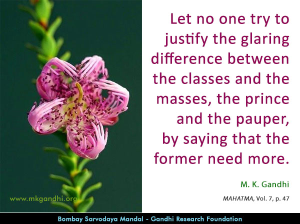 Mahatma Gandhi Quotes on Equality Mahatma Gandhi Quotes on Equality