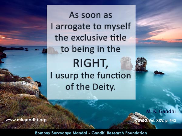 Mahatma Gandhi Quotes on Right Mahatma Gandhi Quotes on Right