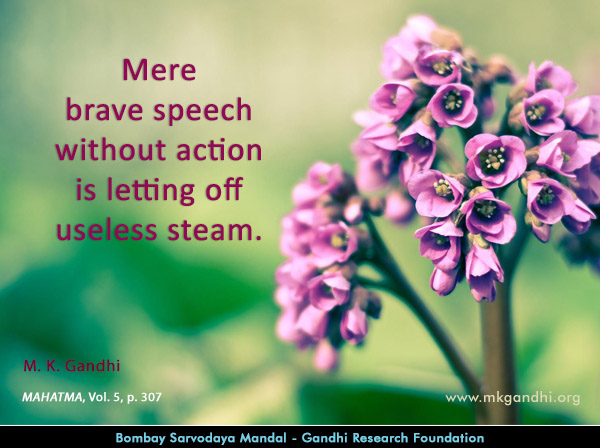 Mahatma Gandhi Quotes on Brave Mahatma Gandhi Quotes on Brave