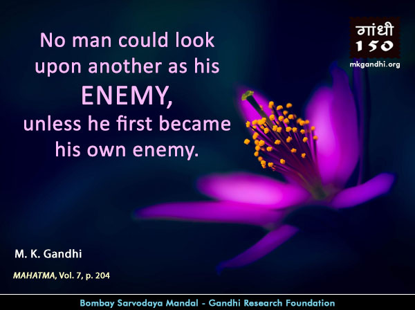 #MahatmaGandhi #Quotes on #Enemy #MahatmaGandhi #Quotes on #Enemy