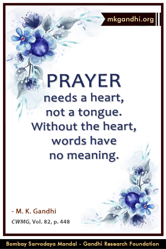 Mahatma Gandhi Quotes on Prayer Mahatma Gandhi Quotes on Prayer
