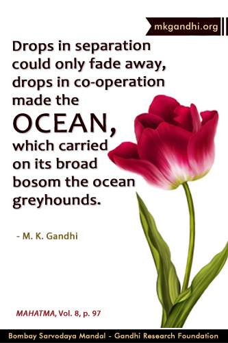 Mahatma Gandhi Quotes on Ocean Mahatma Gandhi Quotes on Ocean