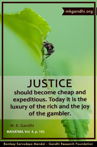 Mahatma Gandhi Quotes on Justice Mahatma Gandhi Quotes on Justice