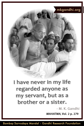 Mahatma Gandhi Quotes on Brotherhood Mahatma Gandhi Quotes on Brotherhood