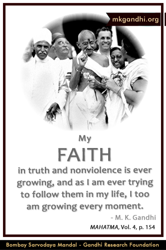Mahatma Gandhi Quotes on Faith Mahatma Gandhi Quotes on Faith