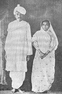 Gandhi with Kasturba