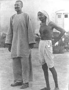 Gandhi with Abdul Gaffar Khan